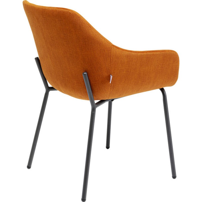 RAVELLO Chair with Armrest Avignon Orange